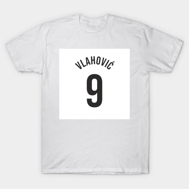 Vlahović 9 Home Kit - 22/23 Season T-Shirt by GotchaFace